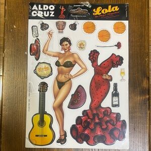 Lola Magnet Set with Flamenco Dress